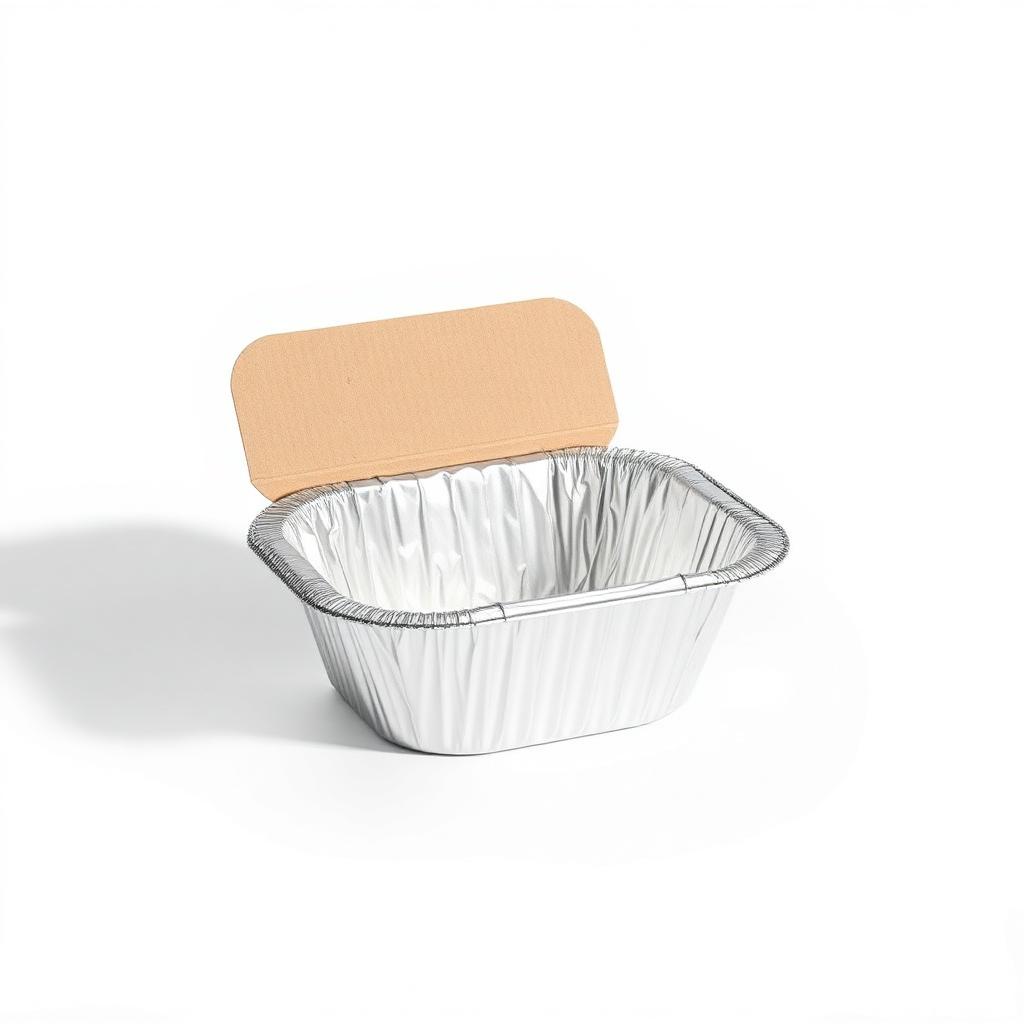 Aluminium Container 450ml with Lid