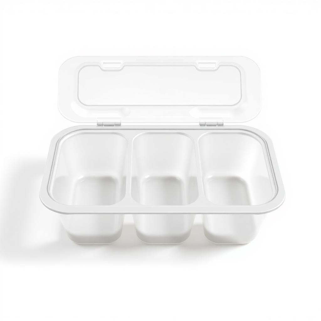 3 Compartment Meal Tray